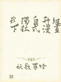 我独自升级免费下拉式漫画封面