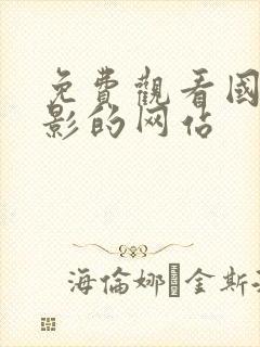 免费观看国语电影的网站封面