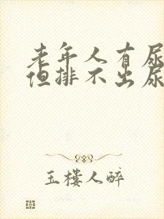 老年人有尿感,但排不出尿是怎么回事封面