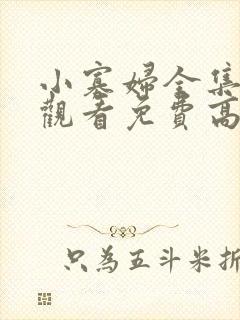 小寡妇全集在线观看免费高清封面