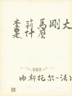 李莉马刚大结局是什么