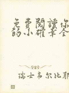 免费阅读你是我的小确幸全文