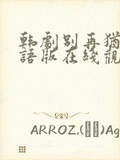 韩剧别再犹豫国语版在线观看全集