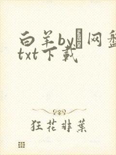 白羊by琂网盘txt下载