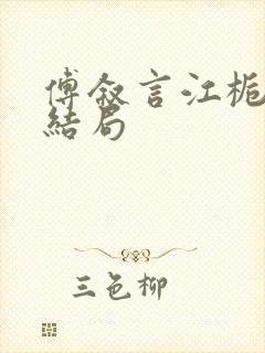 傅叙言江栀晚大结局封面