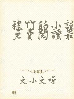 程竹的小说全文免费阅读最新章节