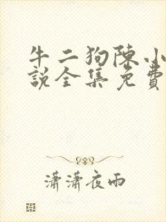 牛二狗陈小燕小说全集免费