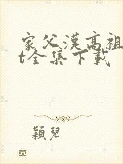 家父汉高祖txt全集下载