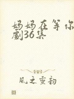 妈妈在等你电视剧36集