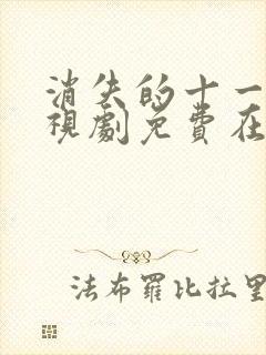 消失的十一层电视剧免费在线观看