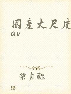 国产大尺度自拍av