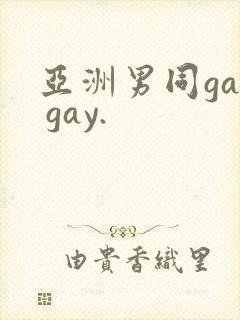 亚洲男同gay gay.
