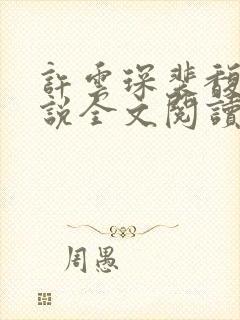 许云琛裴馥雪小说全文阅读封面