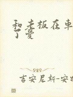 和老板在车里做了爱封面