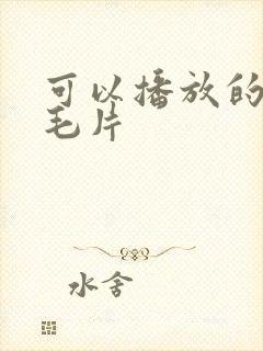 可以播放的av毛片