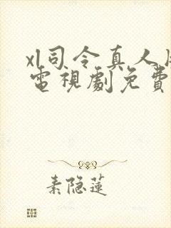 xl司令真人版电视剧免费观看