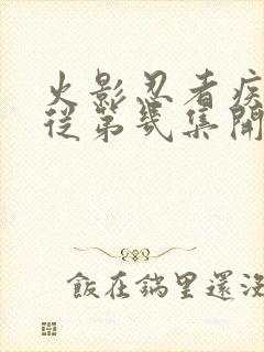 火影忍者疾风传从第几集开始封面