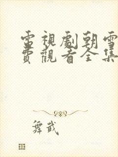 电视剧朝雪录免费观看全集在线封面