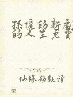 孙俪的新剧蛮好的人生免费观看全集