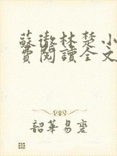 苏彻林楚小说免费阅读全文