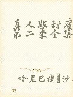 真人版甜蜜惩罚第二季全集台词完整