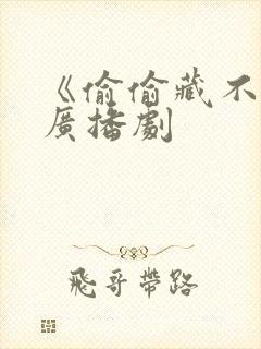 《偷偷藏不住》广播剧