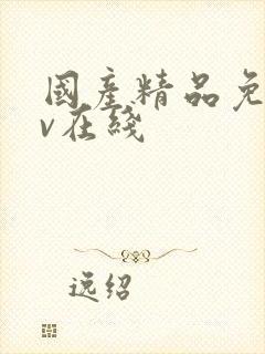 国产精品免费av在线