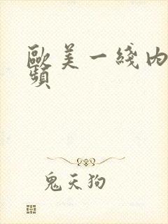 欧美一线内射视频