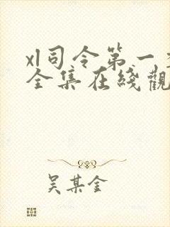 xl司令第一季全集在线观看完整版免费