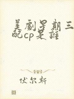 美剧星期三的官配cp是谁封面