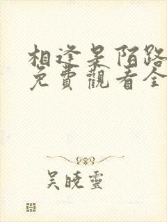 相逢是陌路短剧免费观看全集封面