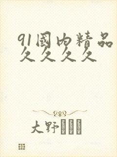 91国内精品久久久久久封面