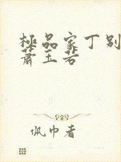 极品家丁别传之萧玉若封面