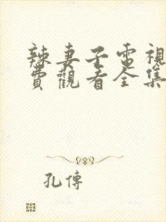 辣妻子电视剧免费观看全集