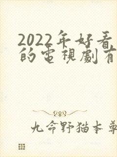2022年好看的电视剧有哪些 强烈推荐