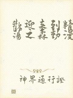 欢迎来到精灵浪荡之森动漫