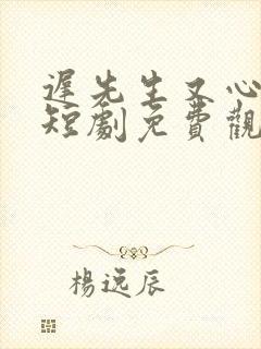 迟先生又心动了短剧免费观看全集封面