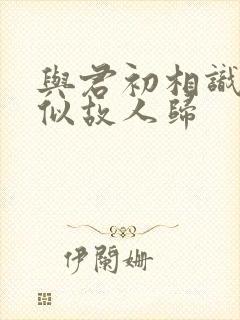 与君初相识 却似故人归封面