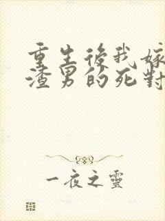 重生后我嫁给了渣男的死对头全