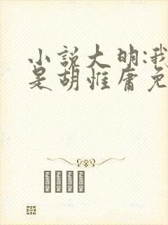 小说大明:我爹是胡惟庸免费阅读全文