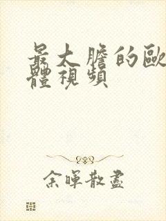 最大胆的欧美裸体视频