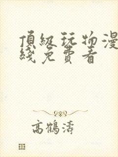 顶级玩物漫画在线免费看