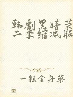 韩剧黑暗荣耀第二季缩减版