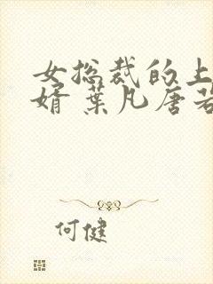 女总裁的上门女婿 叶凡唐若雪