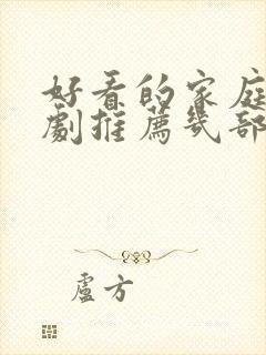 好看的家庭电视剧推荐几部