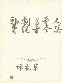 韩剧《爱人》免费观看全集高清版中