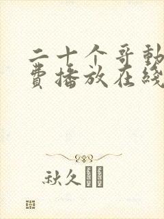 二十个哥动漫免费播放在线观看