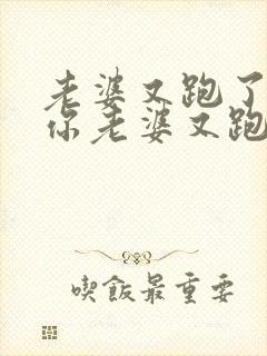 老婆又跑了少帅你老婆又跑了