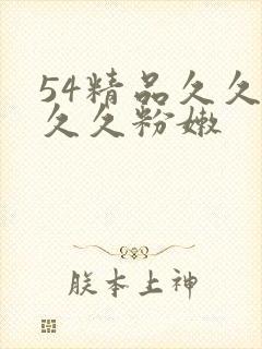 54精品久久久久久粉嫩