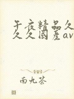 午夜精品久久久久久国产av影视